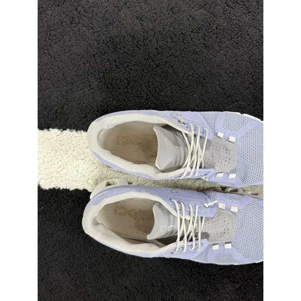 On Cloud 5 Running Shoes Womens 7.5 Lavender Athletic Sneaker Casual